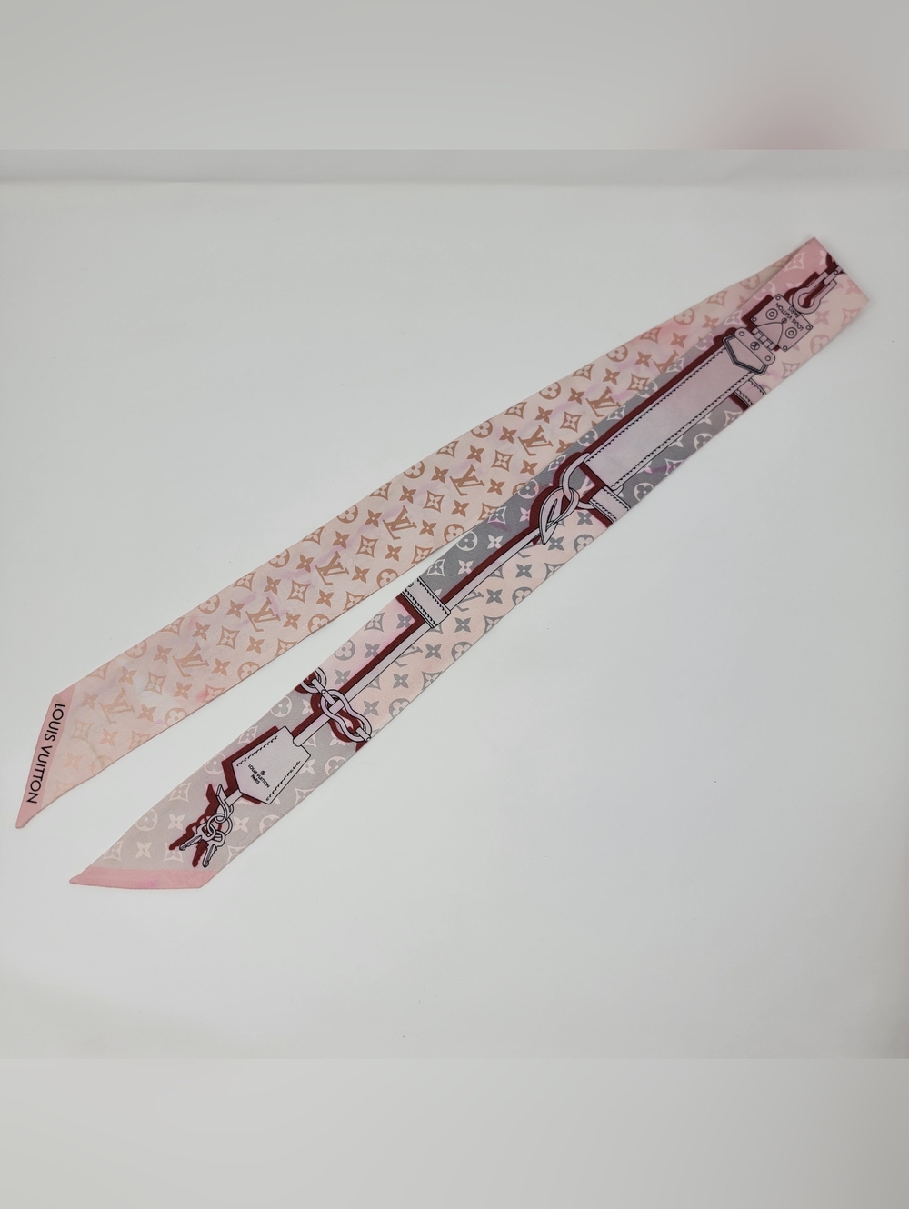 Louis Vuitton 100%  Silk Scarf Bandeau - Picture 8 of 9